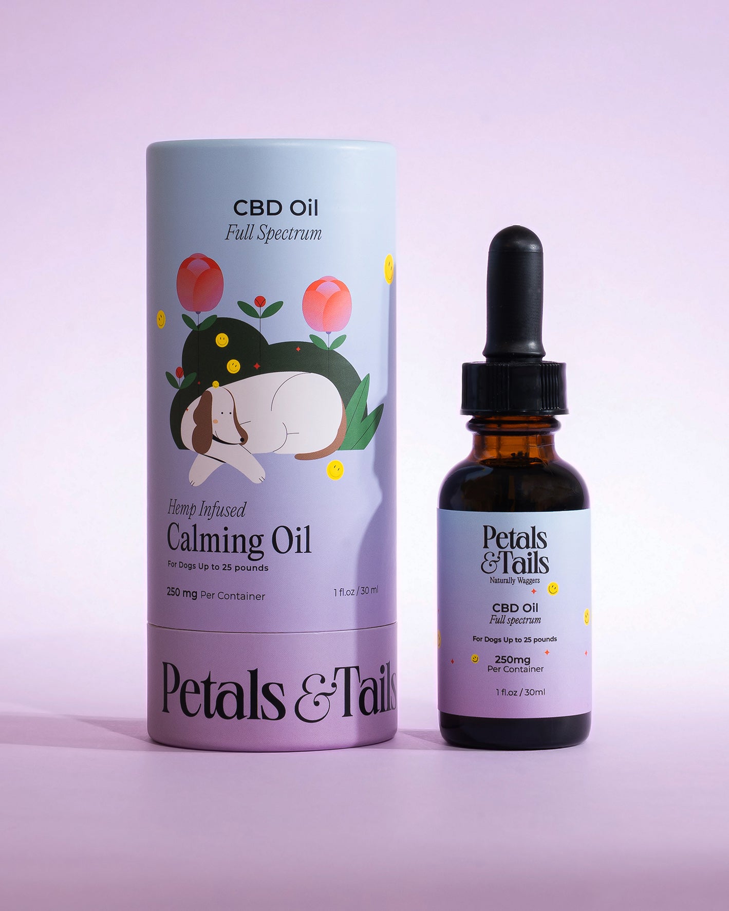 250mg Calming CBD Oil - For Dogs Up To 25lbs