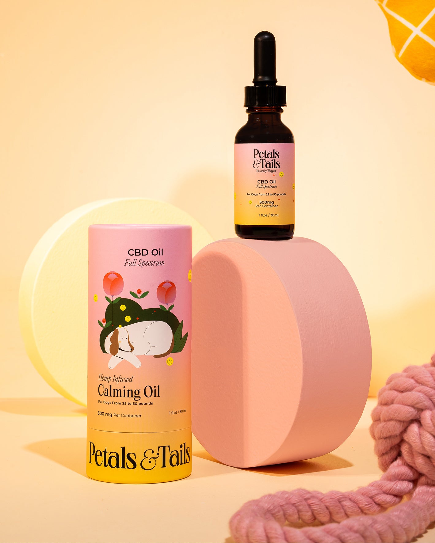 500mg Calming CBD Oil - For Dogs From 25-50lbs