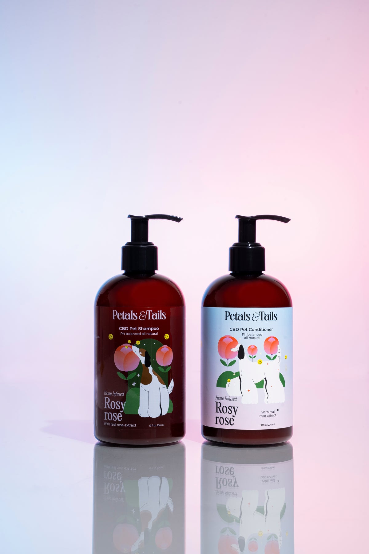Rosy Rose CBD Dog Shampoo - Now 50% Bigger!