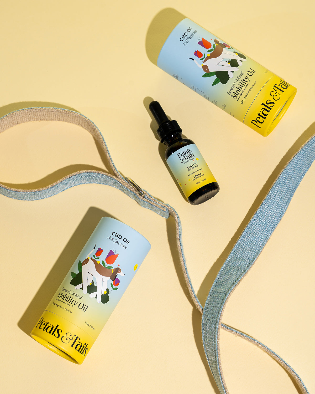Mobility & Allergy CBD Oil With Turmeric - For Dogs Of All Sizes