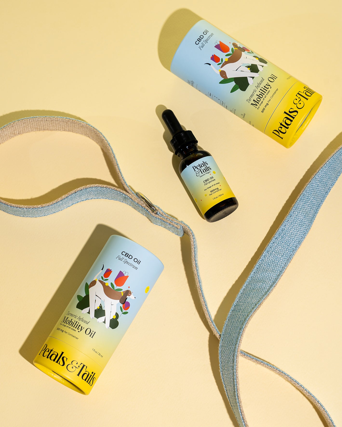 Mobility & Allergy CBD Oil With Turmeric - For Dogs Of All Sizes