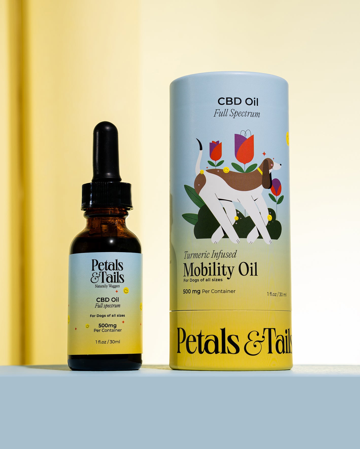 Mobility & Allergy CBD Oil With Turmeric - For Dogs Of All Sizes