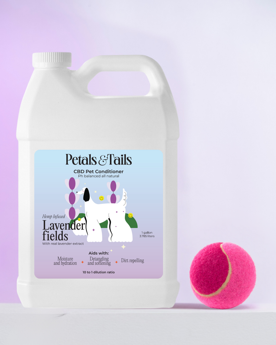 Lavender Fields CBD Dog Shampoo - Gallon Bottle